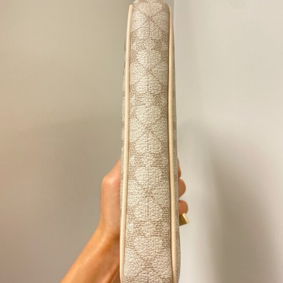 Kate Spade Flower Medium Zip Wristlet in Rose + Convertible Wristlet in Beige - Picture 10 of 10